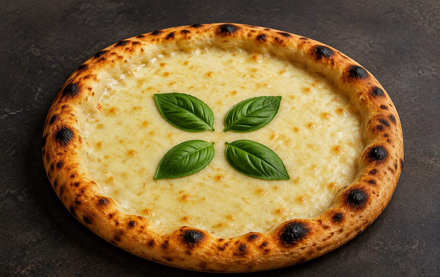 Pizza bianca Mortadella e Pistacchio